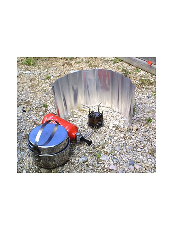 Basic Nature  Windscherm aluminium vouwbaar 24cm hoog Aluminium