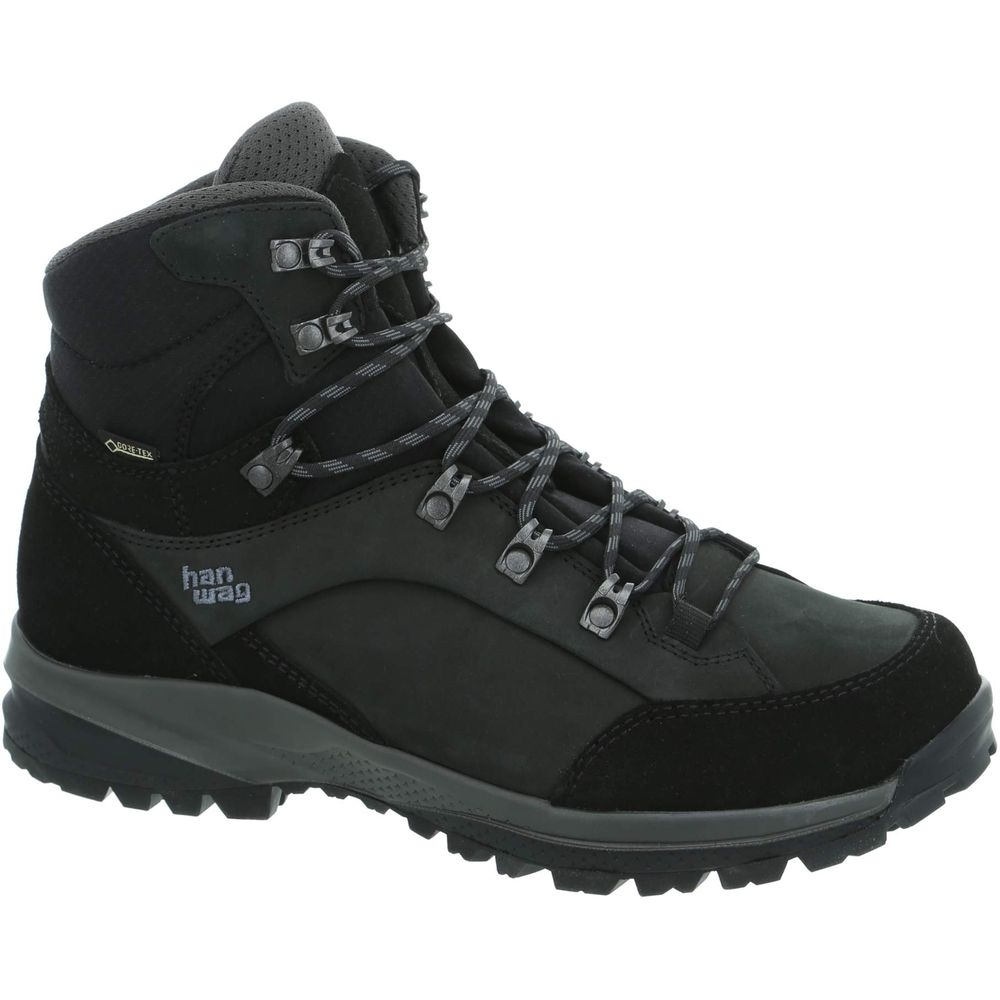 Hanwag Hanwag Banks SF Extra GTX 203100-012064 wandelschoenen heren Hanwag Banks SF Extra GTX Black/Asphalt 203100-012064 wandelschoenen heren online bestellen bij Kathmandu Outdoor & Travel