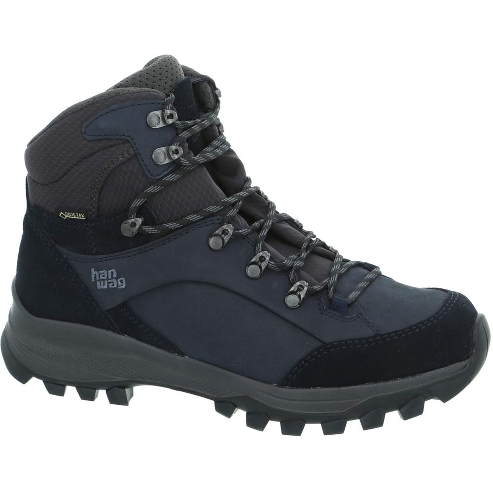 Hanwag Hanwag Banks Narrow Lady GTX 203201-007064 wandelschoenen dames Hanwag Banks Narrow Lady GTX Navy/Asphalt 203201-007064 wandelschoenen dames online bestellen bij Kathmandu Outdoor & Travel