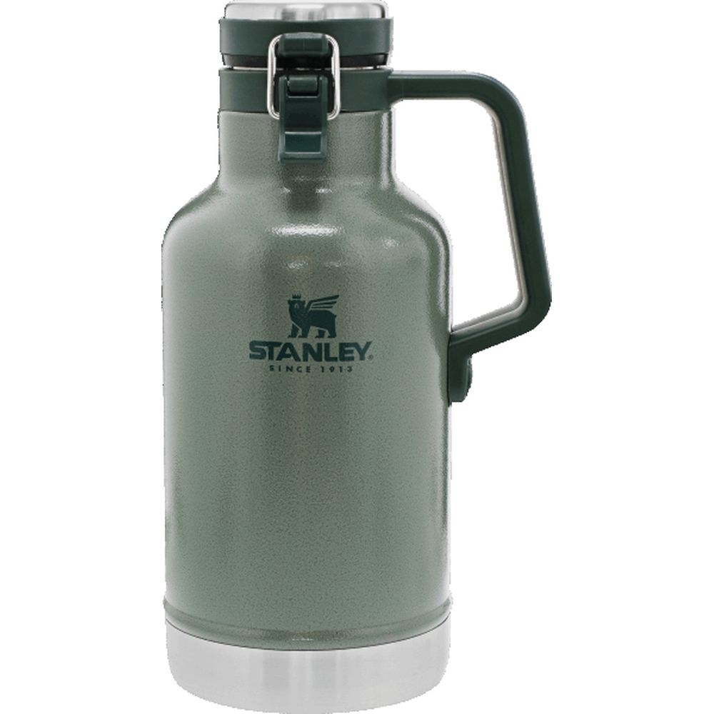 Stanley Beer Growler Hammertone Green 10-01941-067 drinkflessen en thermosflessen online bestellen bij Kathmandu Outdoor & Travel