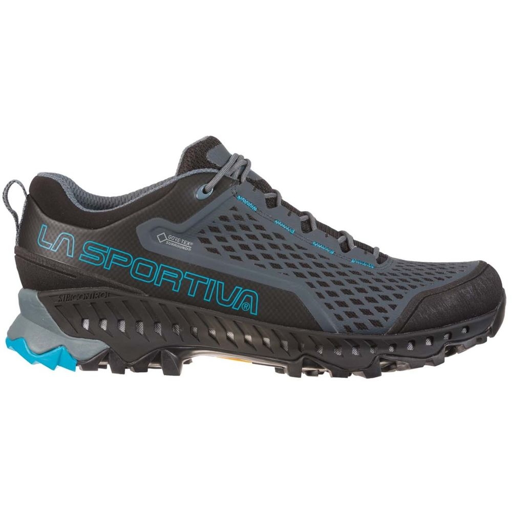 La Sportiva Spire GTX Surround Slate/Tropic Blue 24B903614 wandelschoenen heren online bestellen bij Kathmandu Outdoor & Travel