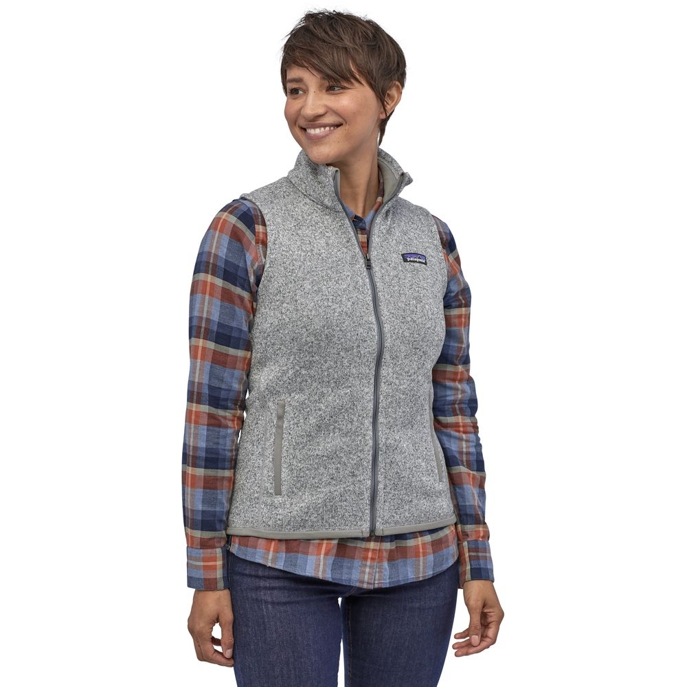 Patagonia Patagonia Better Sweater Vest Women's 25887-BCW jassen Patagonia Better Sweater Vest Women's Birch White 25887-BCW jassen online bestellen bij Kathmandu Outdoor & Travel