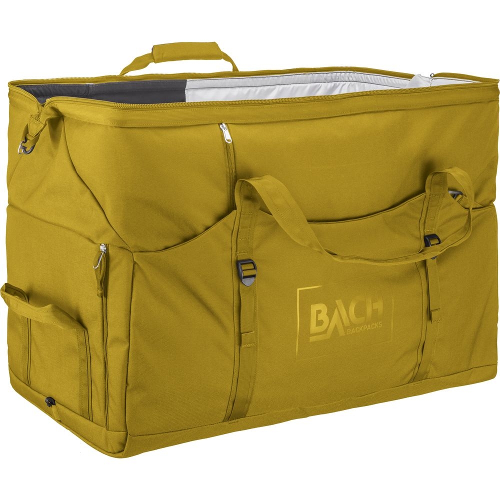 Bach Bach Dr.Duffel 110 B281356-6609 duffels Bach Dr.Duffel 110 Yellow Curry B281356-6609 duffels online bestellen bij Kathmandu Outdoor & Travel