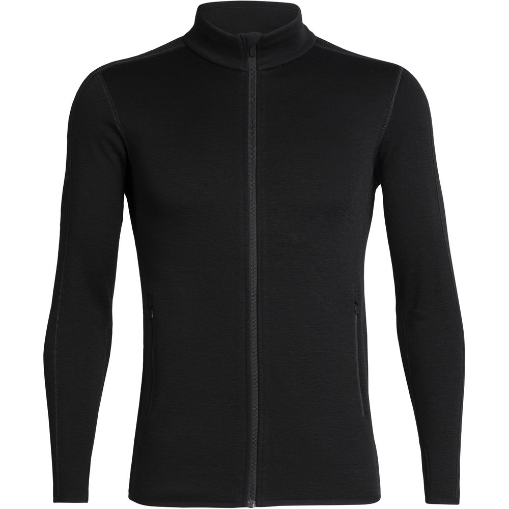 Icebreaker Icebreaker Elemental Long Sleeve Zip 104896-IB001 fleeces en truien Icebreaker Elemental Long Sleeve Zip Black 104896-IB001 fleeces en truien online bestellen bij Kathmandu Outdoor & Travel