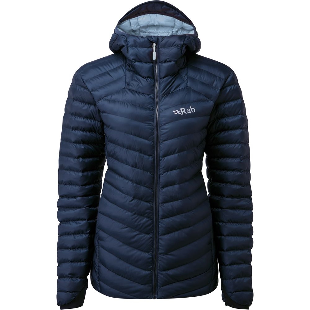 Rab Rab Cirrus Alpine Jacket Women's QIO-60-DI jassen Rab Cirrus Alpine Jacket Women's Deep Ink QIO-60-DI jassen online bestellen bij Kathmandu Outdoor & Travel