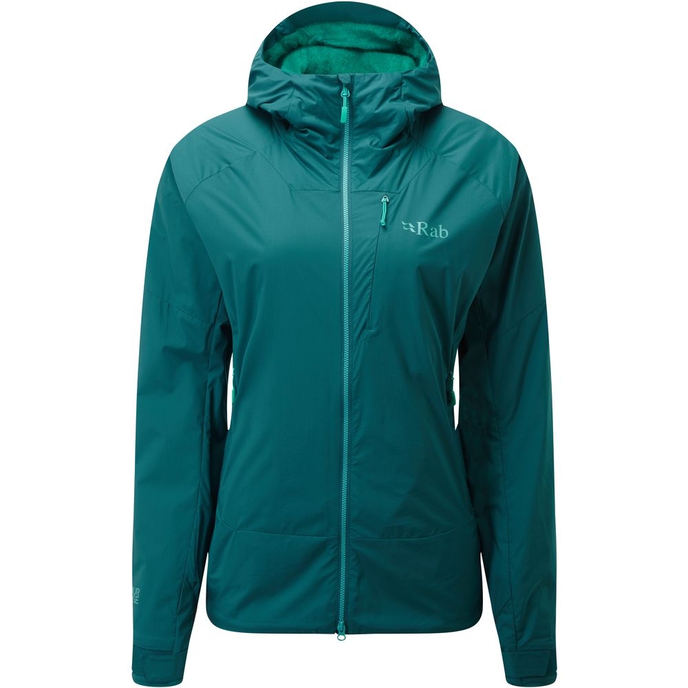 Rab VR Summit Jacket Women's Atlantis QVR-66-AT jassen online bestellen bij Kathmandu Outdoor & Travel
