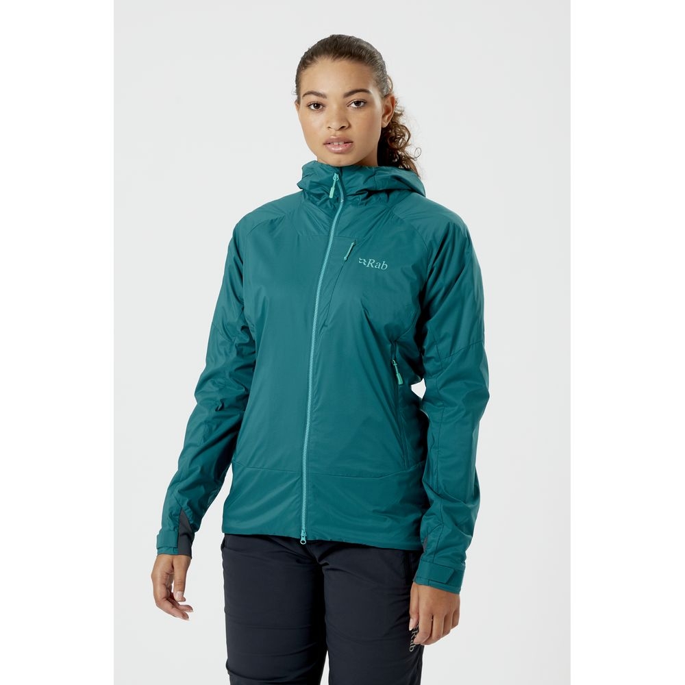 Rab VR Summit Jacket Women's Atlantis QVR-66-AT jassen online bestellen bij Kathmandu Outdoor & Travel