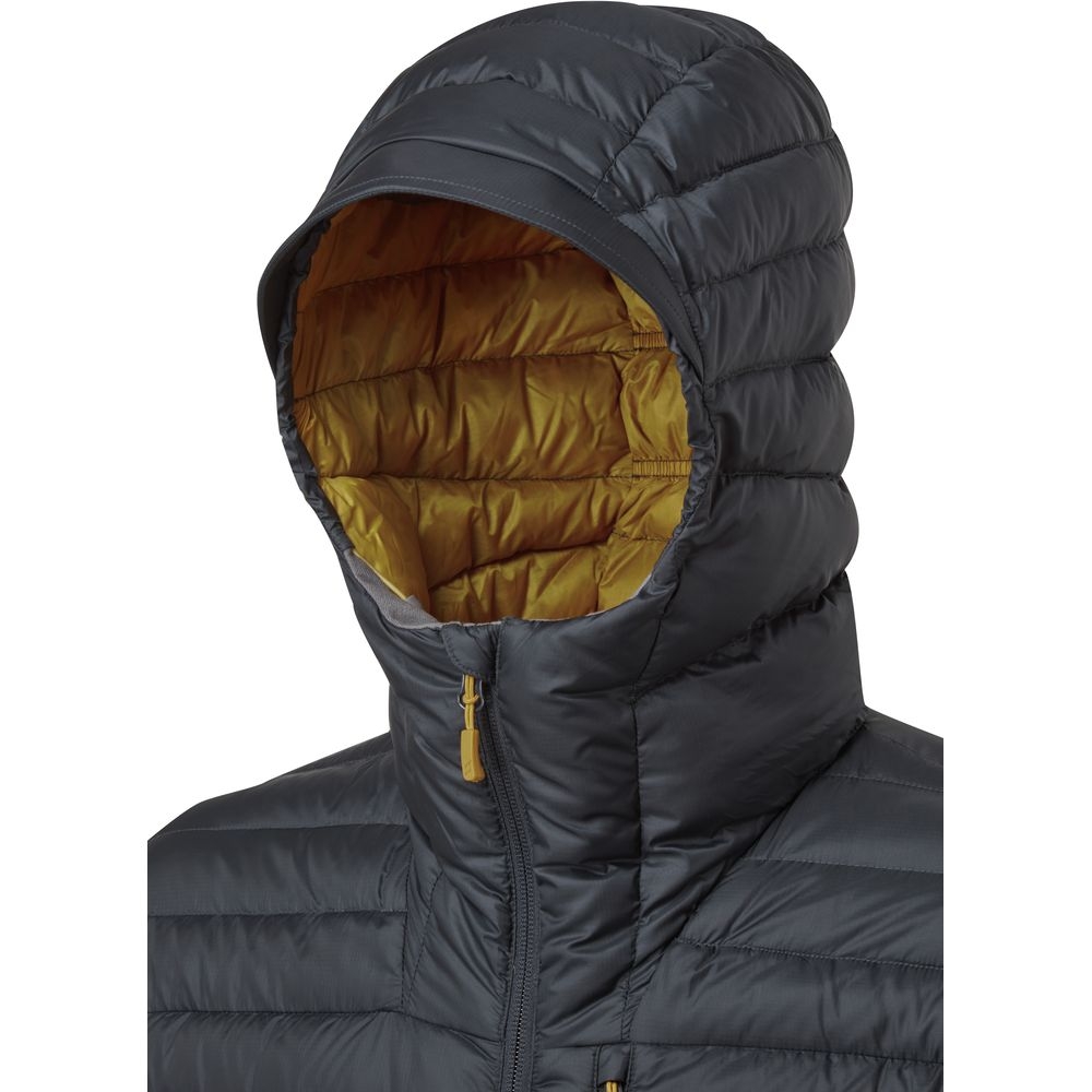 Rab Rab Microlight Alpine Jacket QDB-12-BE jassen Rab Microlight Alpine Jacket Beluga QDB-12-BE jassen online bestellen bij Kathmandu Outdoor & Travel