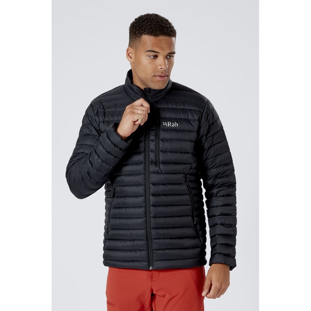 Rab Microlight Jacket Black QDB-16-BL jassen online bestellen bij Kathmandu Outdoor & Travel