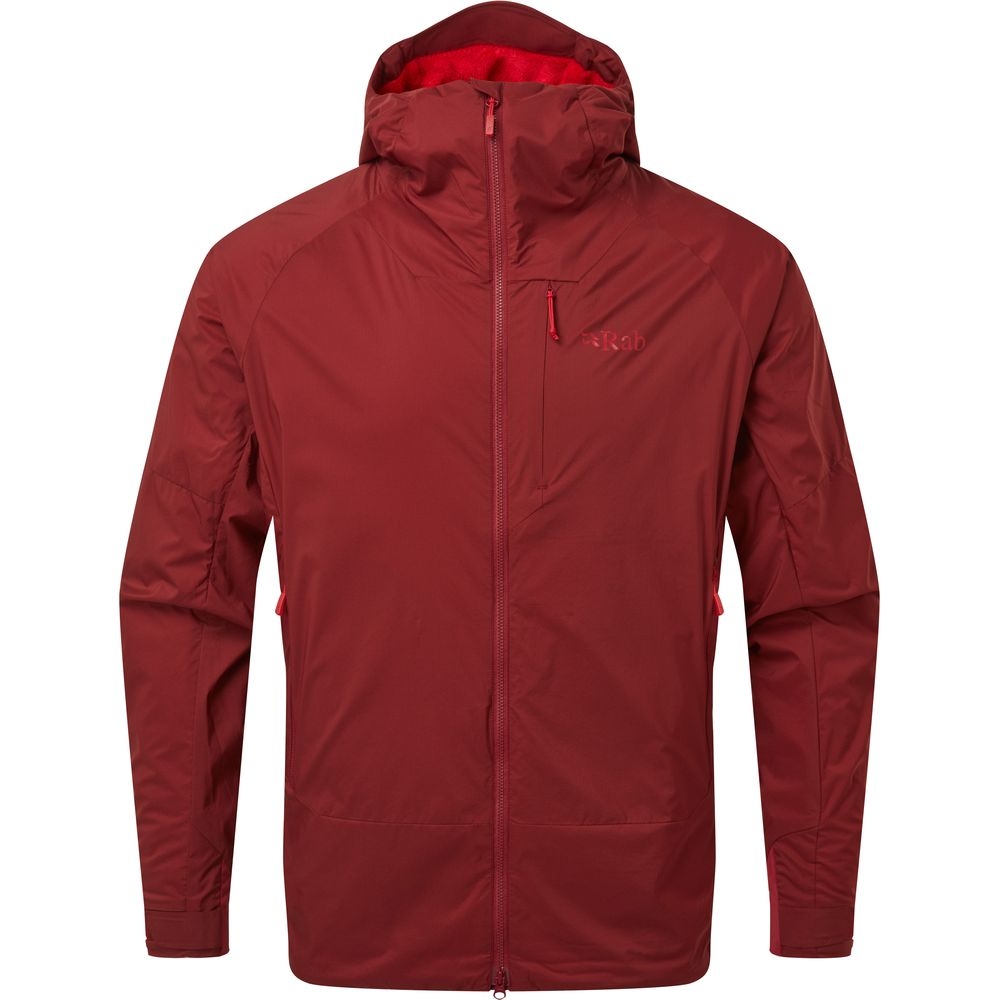 Rab VR Summit Jacket Oxblood Red QVR-65-OR jassen online bestellen bij Kathmandu Outdoor & Travel