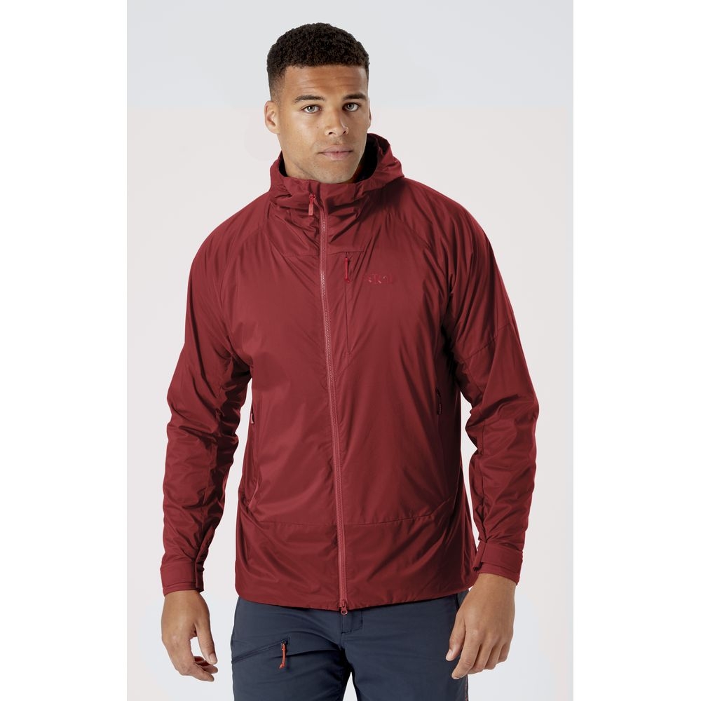 Rab VR Summit Jacket Oxblood Red QVR-65-OR jassen online bestellen bij Kathmandu Outdoor & Travel