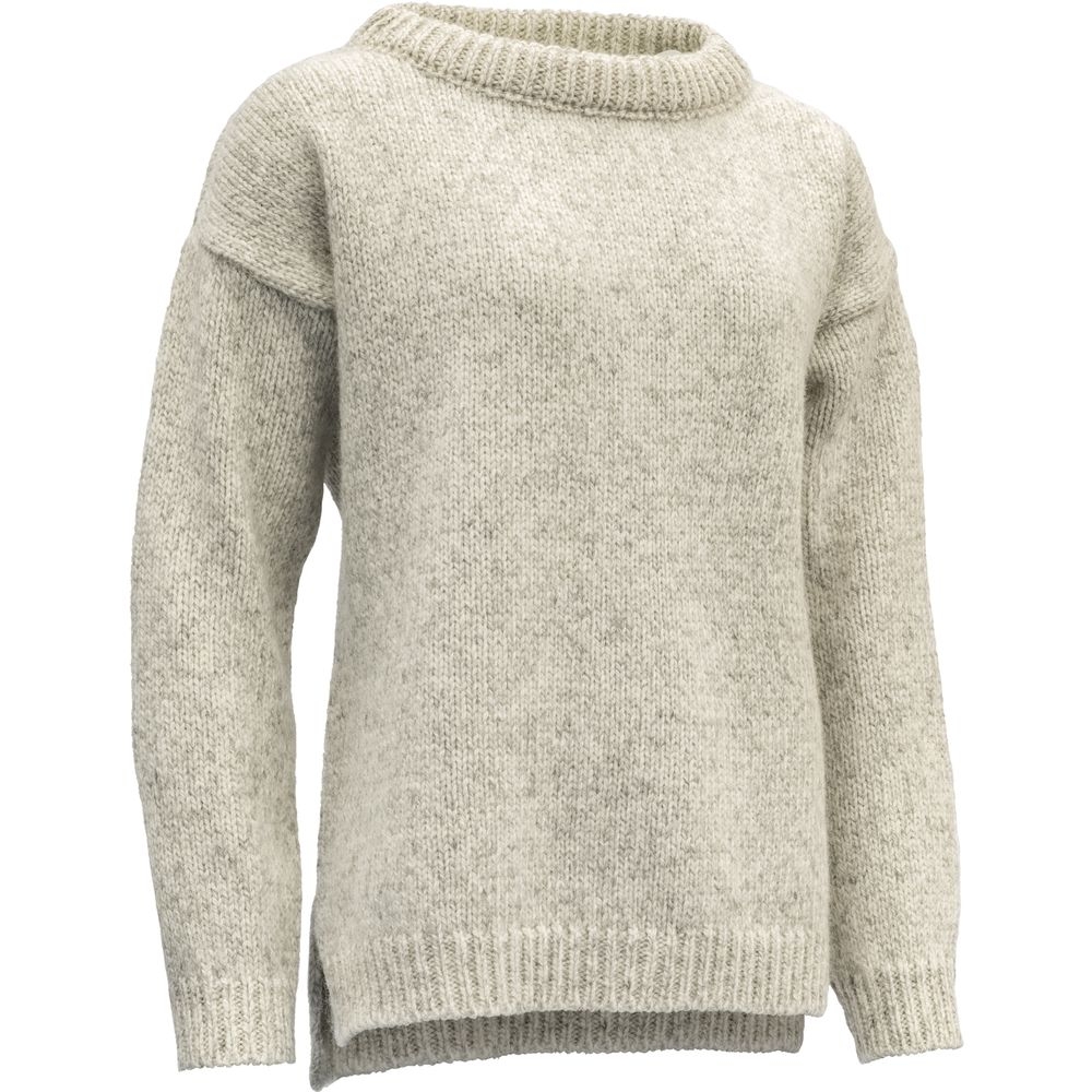 Devold Devold Nansen Split Seam Sweater Women's TC 386 735 S-770A fleeces en truien Devold Nansen Split Seam Sweater Women's Grey melange TC 386 735 S-770A fleeces en truien online bestellen bij Kathmandu Outdoor & Travel