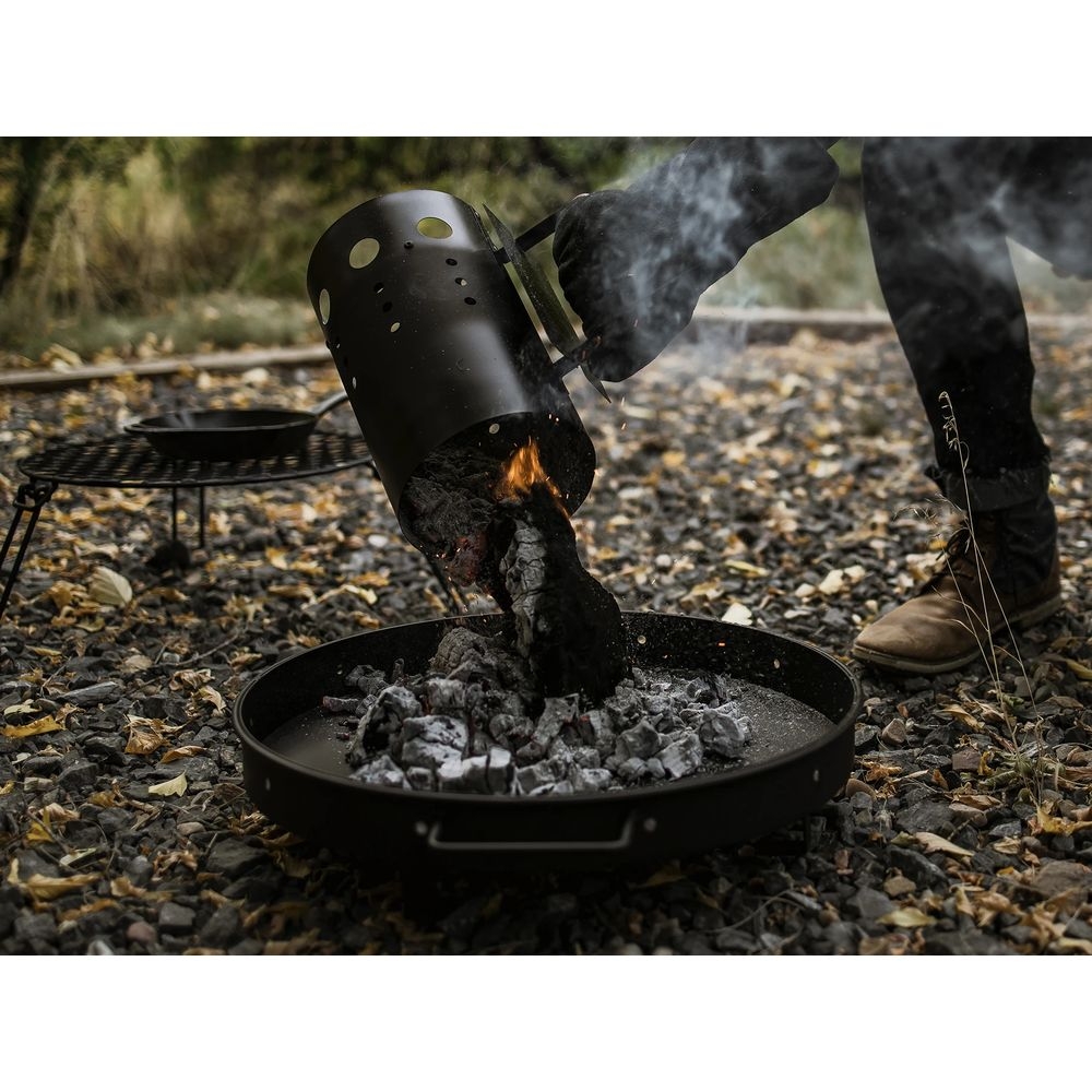 Barebones Barebones Cowboy Grill Charcoal Tray CKW-443 koken Barebones Cowboy Grill Charcoal Tray Black CKW-443 koken online bestellen bij Kathmandu Outdoor & Travel
