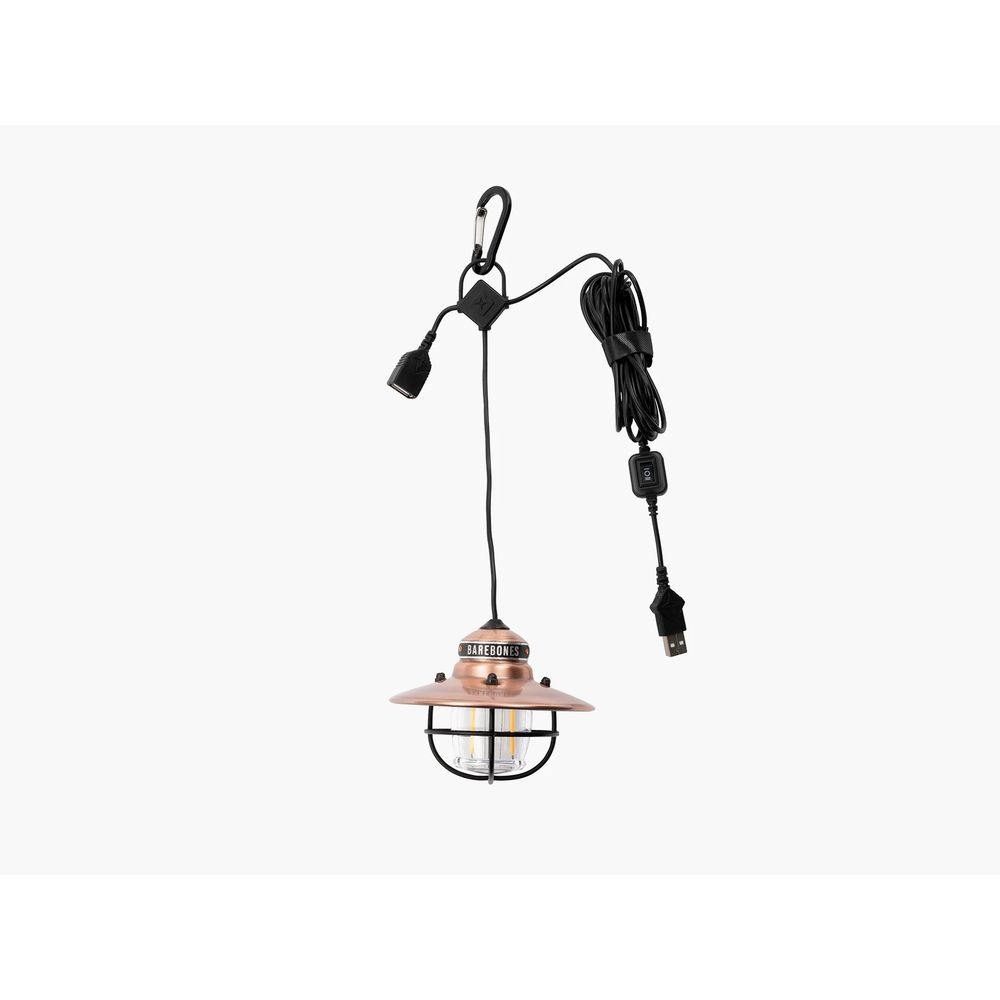 Barebones Edison Pendant Copper LIV-268 verlichting online bestellen bij Kathmandu Outdoor & Travel