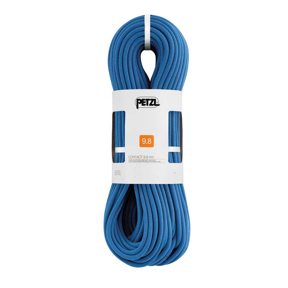 Petzl Petzl Contact 9,8mm x 70m R33AC 070 klimtouw en bandsling Petzl Contact 9,8mm x 70m Blue R33AC 070 klimtouw en bandsling online bestellen bij Kathmandu Outdoor & Travel