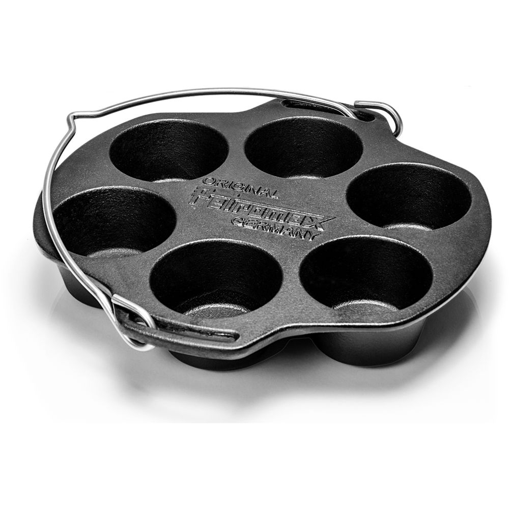 Petromax Petromax Gietijzeren Muffinpan MF6 koken Petromax Gietijzeren Muffinpan Black MF6 koken online bestellen bij Kathmandu Outdoor & Travel