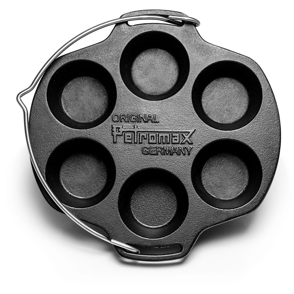Petromax Petromax Gietijzeren Muffinpan MF6 koken Petromax Gietijzeren Muffinpan Black MF6 koken online bestellen bij Kathmandu Outdoor & Travel