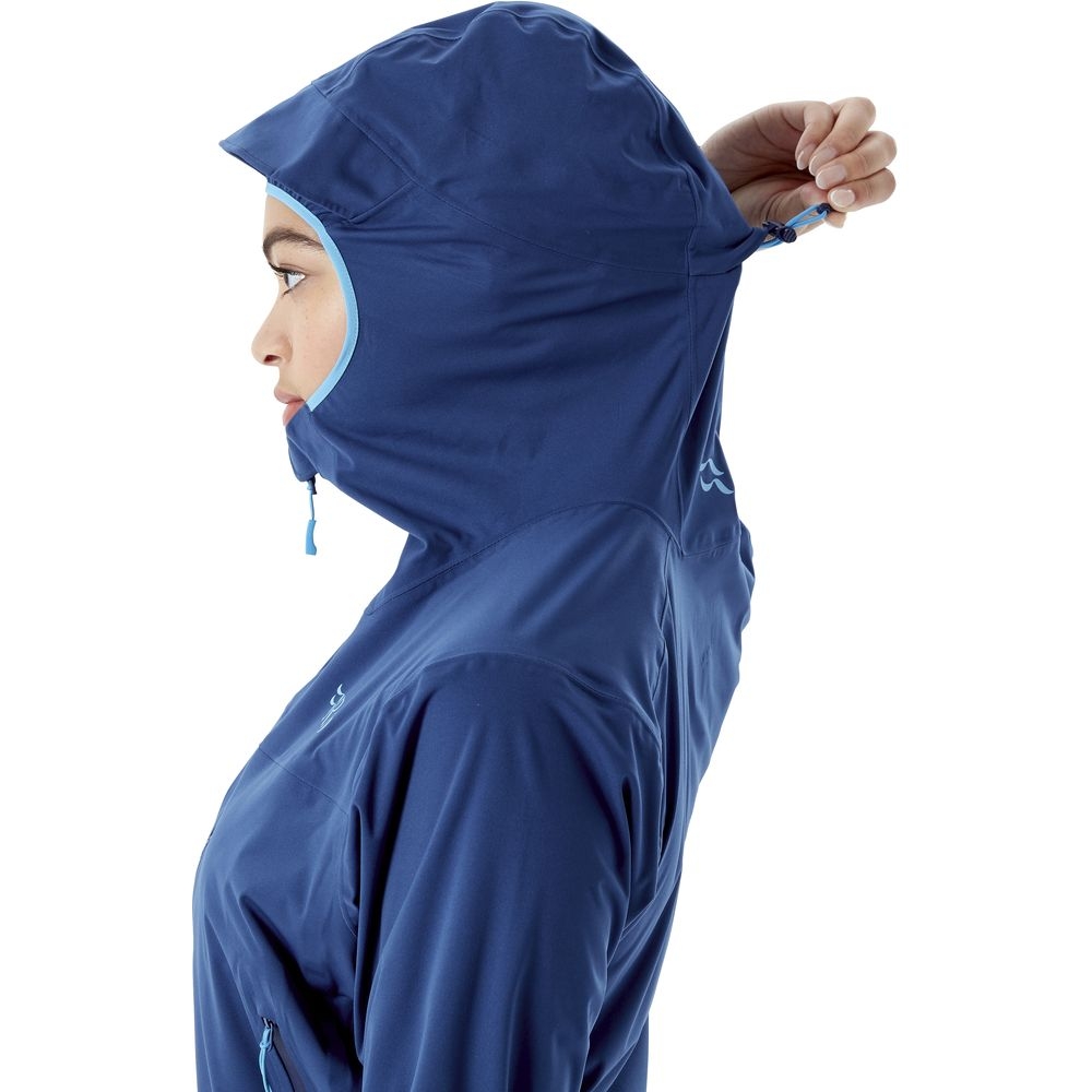 Rab Rab Kinetic 2.0 Jacket Women's QWG-75-NB jassen Rab Kinetic 2.0 Jacket Women's Nightfall Blue QWG-75-NB jassen online bestellen bij Kathmandu Outdoor & Travel
