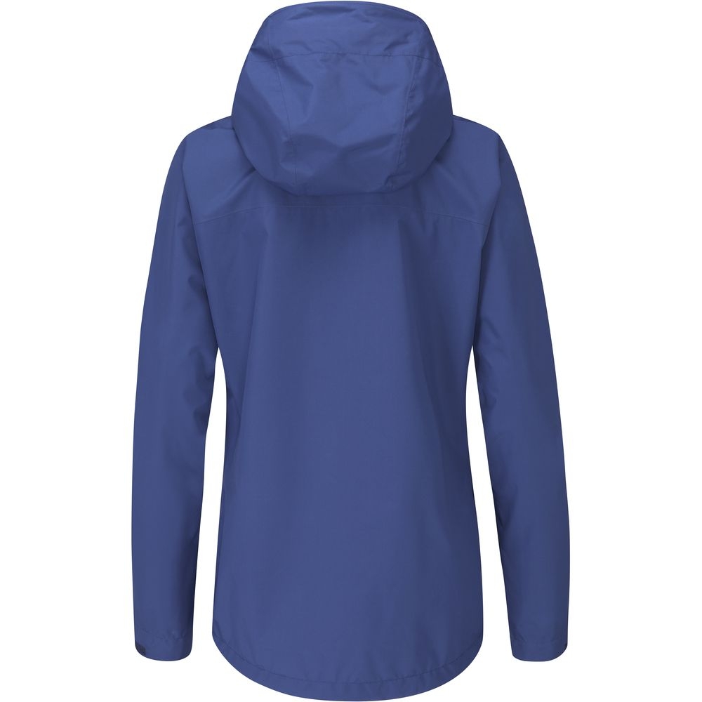 Rab Rab Downpour Eco Jacket Women's QWG-83-NB jassen Rab Downpour Eco Jacket Women's Nightfall Blue QWG-83-NB jassen online bestellen bij Kathmandu Outdoor & Travel