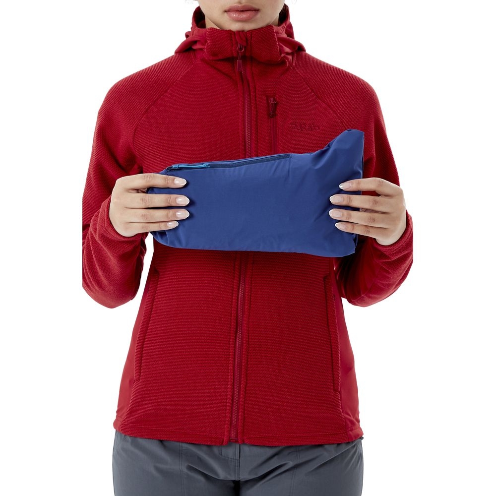 Rab Rab Downpour Eco Jacket Women's QWG-83-NB jassen Rab Downpour Eco Jacket Women's Nightfall Blue QWG-83-NB jassen online bestellen bij Kathmandu Outdoor & Travel