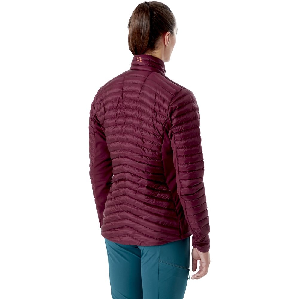 Rab Rab Cirrus Flex 2.0 Jacket Women's QIO-75-HD jassen Rab Cirrus Flex 2.0 Jacket Women's Deep Heather QIO-75-HD jassen online bestellen bij Kathmandu Outdoor & Travel