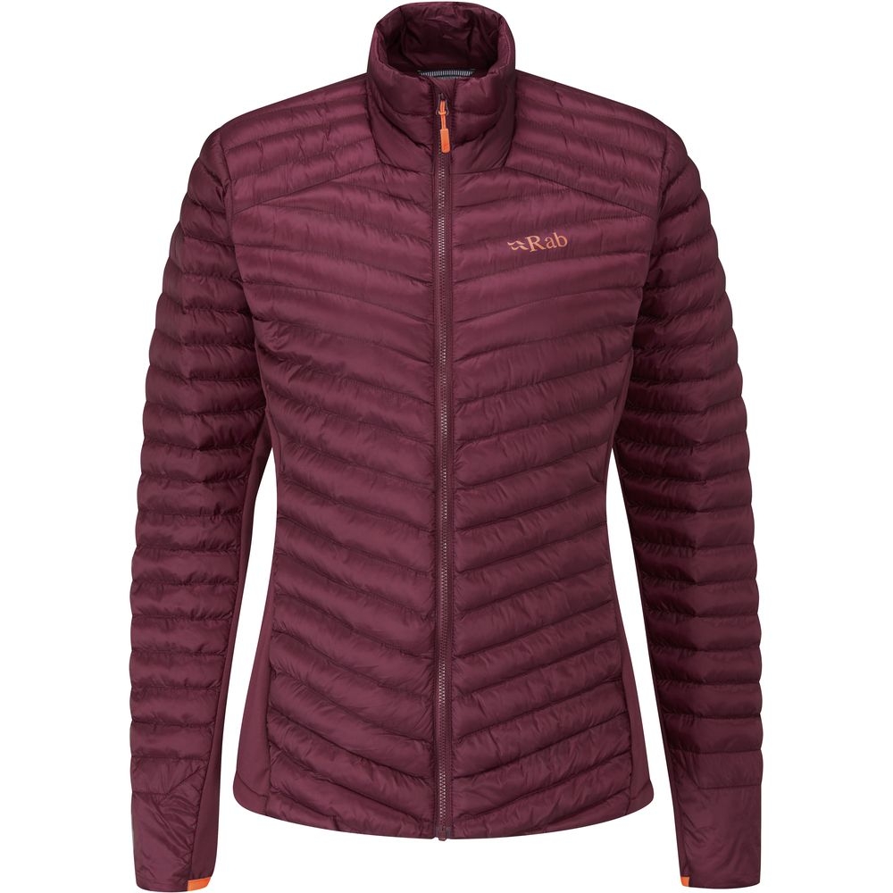 Rab Rab Cirrus Flex 2.0 Jacket Women's QIO-75-HD jassen Rab Cirrus Flex 2.0 Jacket Women's Deep Heather QIO-75-HD jassen online bestellen bij Kathmandu Outdoor & Travel