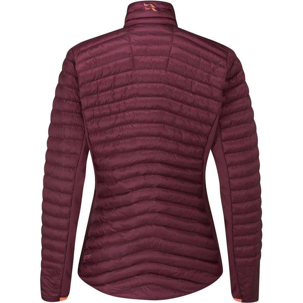 Rab Rab Cirrus Flex 2.0 Jacket Women's QIO-75-HD jassen Rab Cirrus Flex 2.0 Jacket Women's Deep Heather QIO-75-HD jassen online bestellen bij Kathmandu Outdoor & Travel