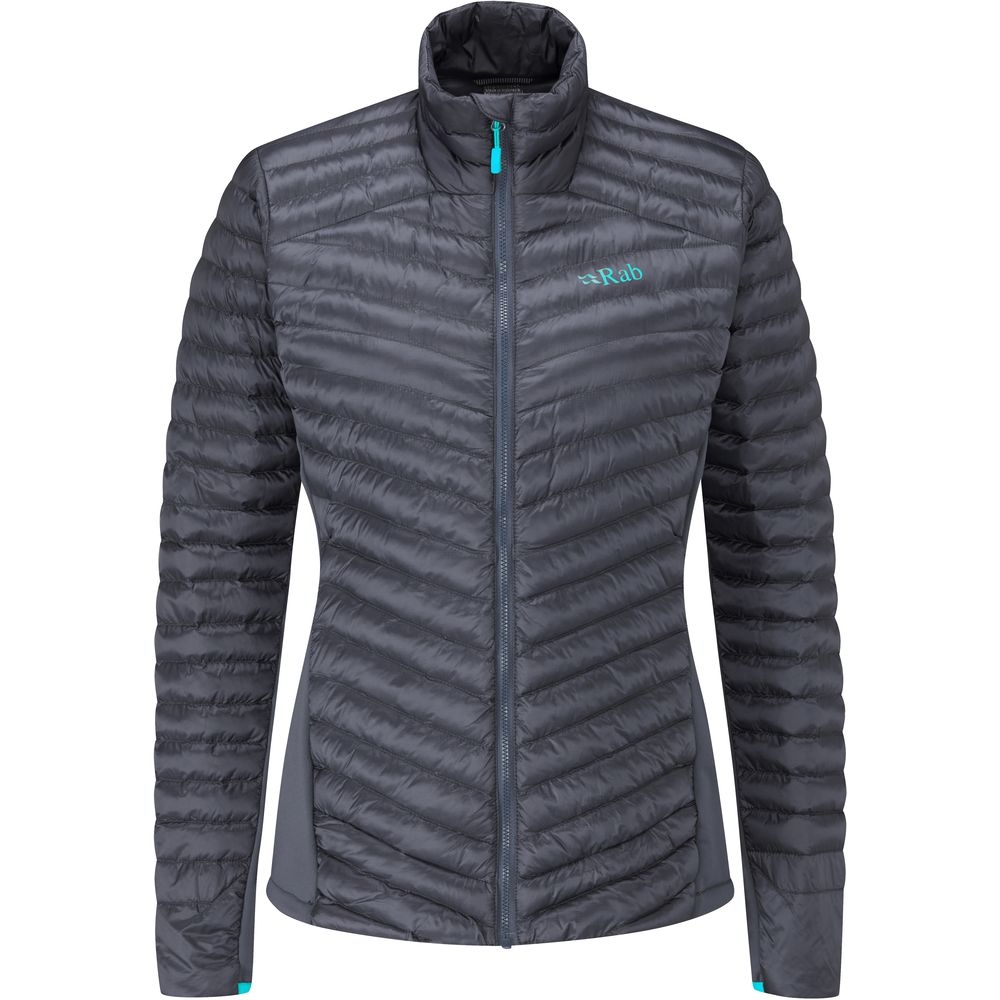 Rab Cirrus Flex 2.0 Jacket Women's  Steel QIO-75-ST jassen online bestellen bij Kathmandu Outdoor & Travel
