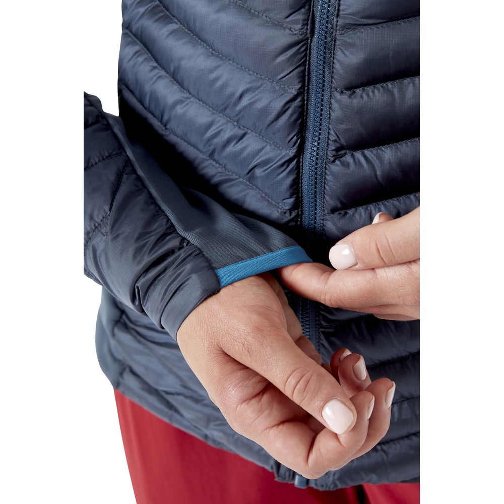 Rab Cirrus Flex 2.0 Jacket Women's  Steel QIO-75-ST jassen online bestellen bij Kathmandu Outdoor & Travel