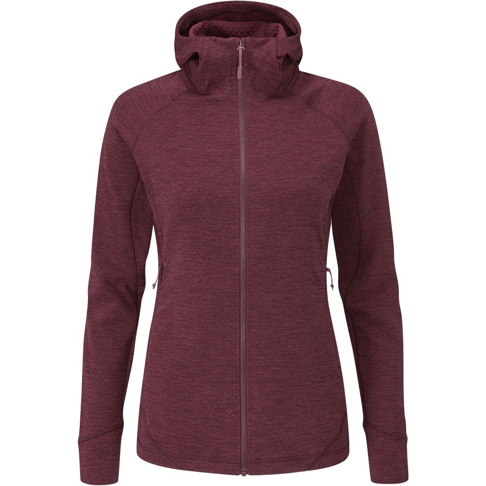 Rab Nexus  Jacket Hoody Women's Deep Heather QFE-69-HD fleeces en truien online bestellen bij Kathmandu Outdoor & Travel