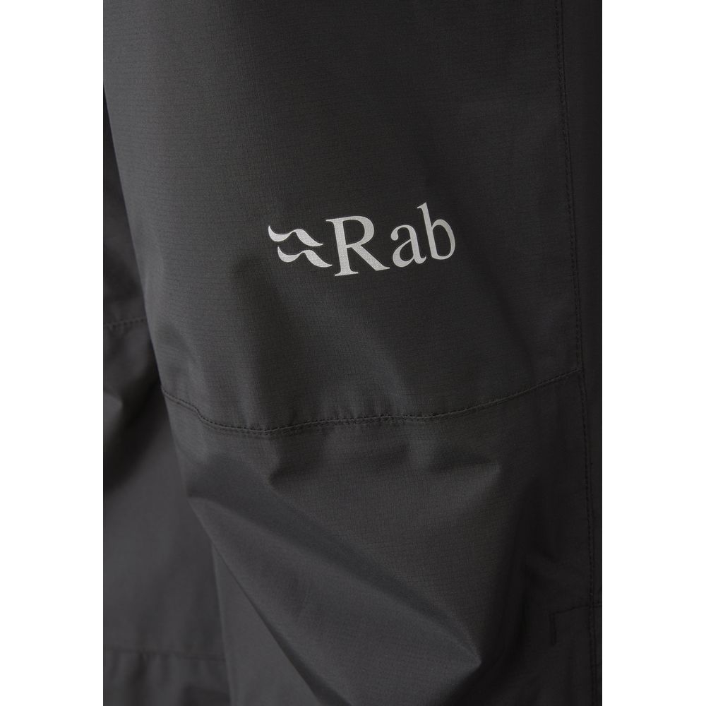 Rab Rab Downpour Eco Pants Women's QWG-85-BL broeken Rab Downpour Eco Pants Women's Black QWG-85-BL broeken online bestellen bij Kathmandu Outdoor & Travel