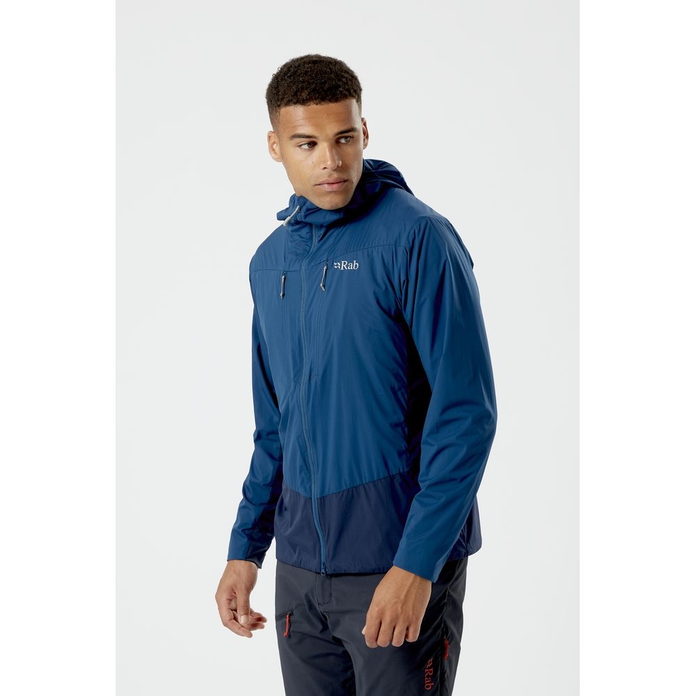 Rab VR Alpine Light Jacket Deep Ink/Ink QVR-69-DI jassen online bestellen bij Kathmandu Outdoor & Travel