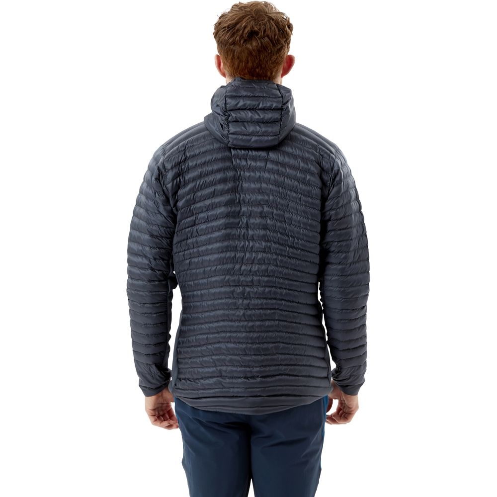 Rab Rab Cirrus Flex 2.0 Hoody QIO-68-ST jassen Rab Cirrus Flex 2.0 Hoody Steel QIO-68-ST jassen online bestellen bij Kathmandu Outdoor & Travel