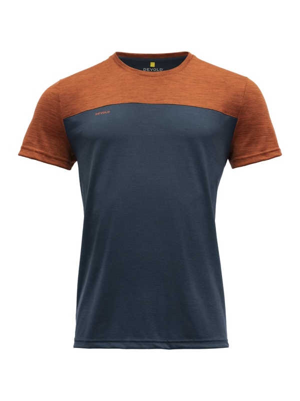 Devold  Norang Tee Brick Melange/Night