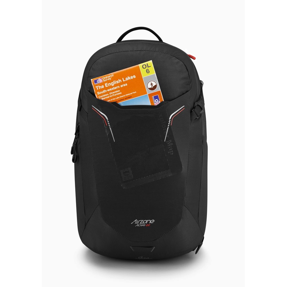 Lowe Alpine Airzone Active 22 Black FTF-17-BL-22 dagrugzakken online bestellen bij Kathmandu Outdoor & Travel