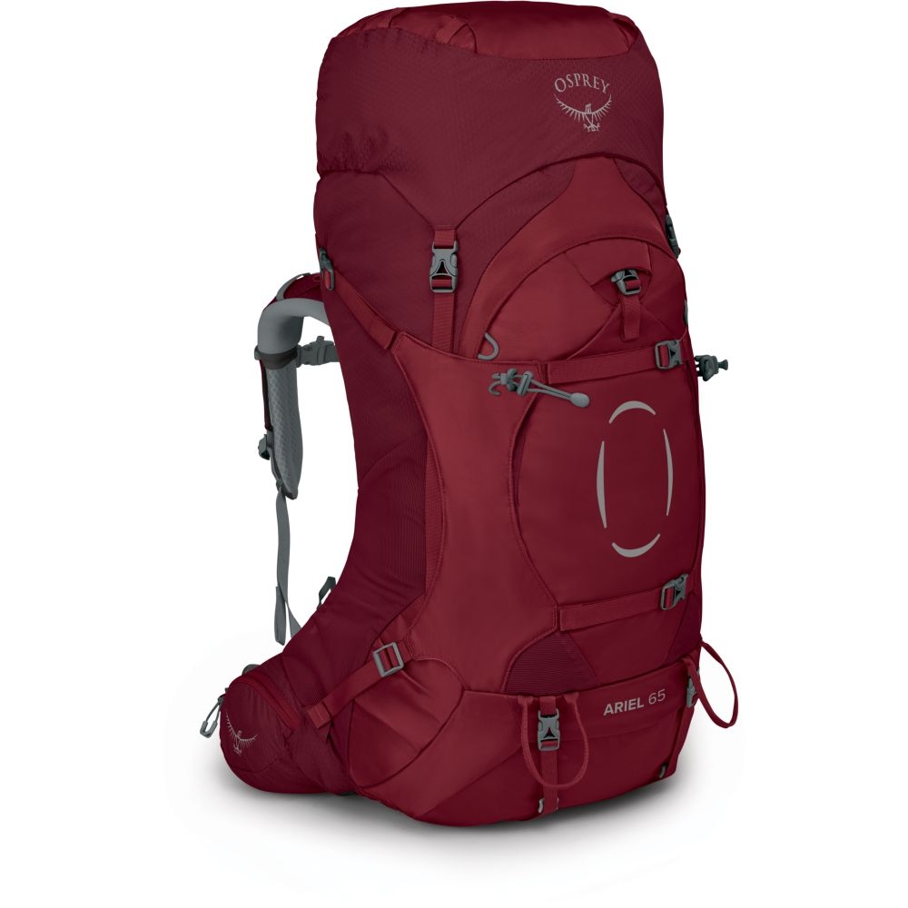 Osprey Osprey Ariel 65 M/L Women's 10002883 trekkingrugzakken Osprey Ariel 65 M/L Women's Claret Red 10002883 trekkingrugzakken online bestellen bij Kathmandu Outdoor & Travel