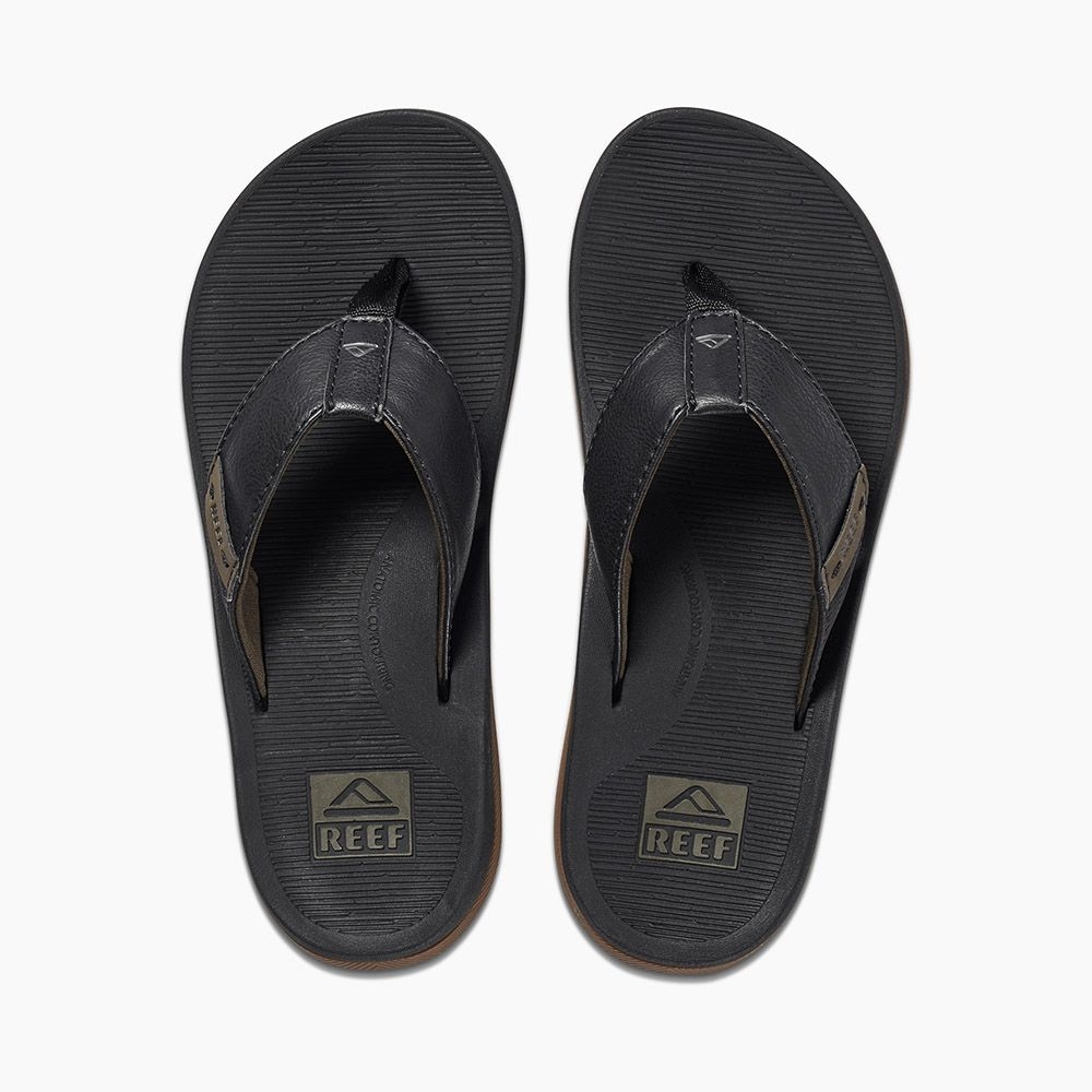 Reef Reef Santa Ana CI4650 slippers Reef Santa Ana Black CI4650 slippers online bestellen bij Kathmandu Outdoor & Travel