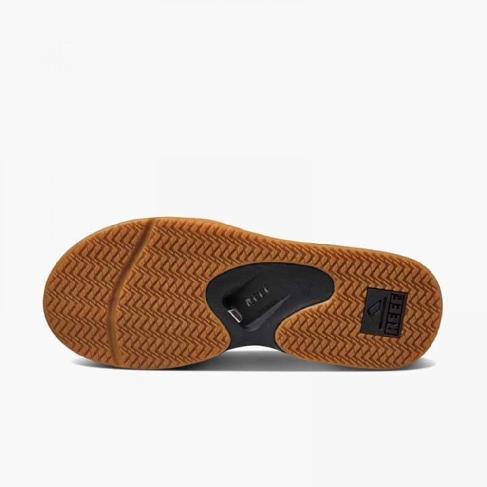 Reef Reef Fanning RF002026BLS slippers Reef Fanning Black/Silver RF002026BLS slippers online bestellen bij Kathmandu Outdoor & Travel