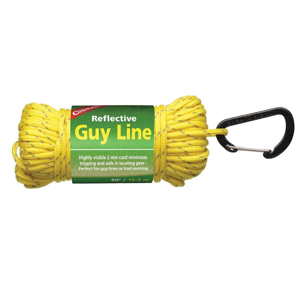 Coghlans Coghlans Reflective Guyline 15m x 2mm 381630 tenten Coghlans Reflective Guyline 15m x 2mm 381630 tenten online bestellen bij Kathmandu Outdoor & Travel