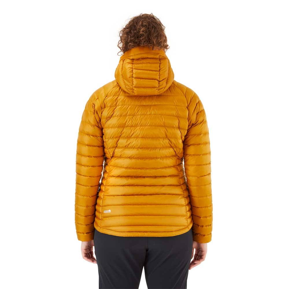 Rab Microlight Alpine Jacket Women's  Dark Butternut QDB-13-DBN jassen online bestellen bij Kathmandu Outdoor & Travel