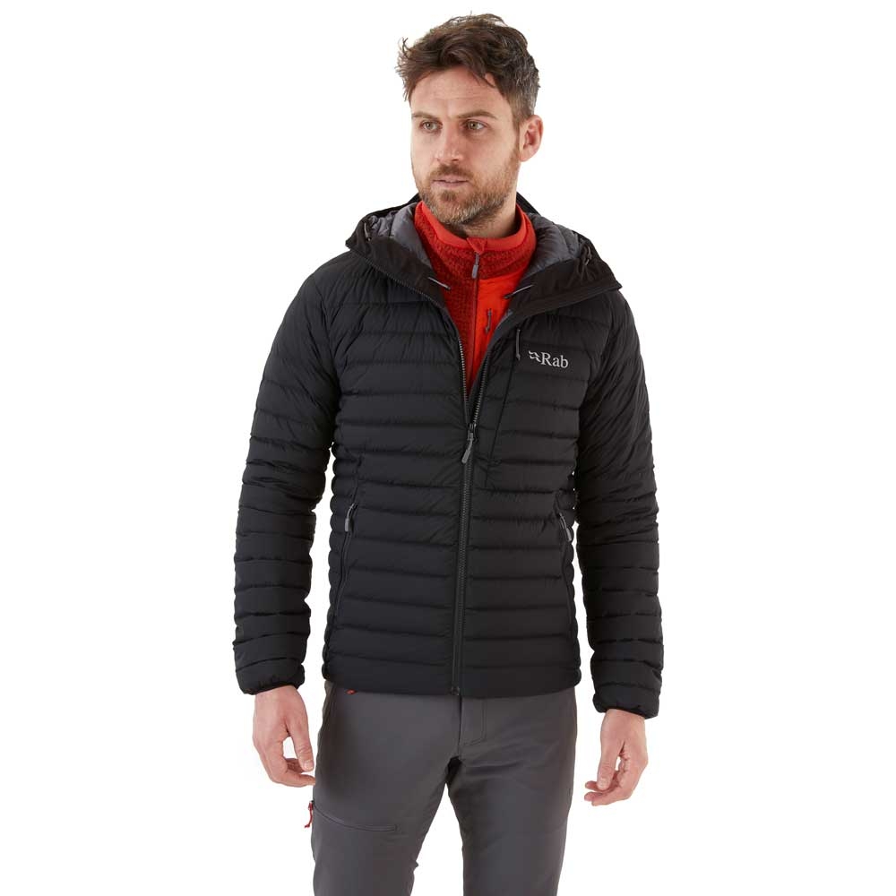 Rab Rab Infinity Microlight Jacket QDB-22-BLK jassen Rab Infinity Microlight Jacket Black QDB-22-BLK jassen online bestellen bij Kathmandu Outdoor & Travel