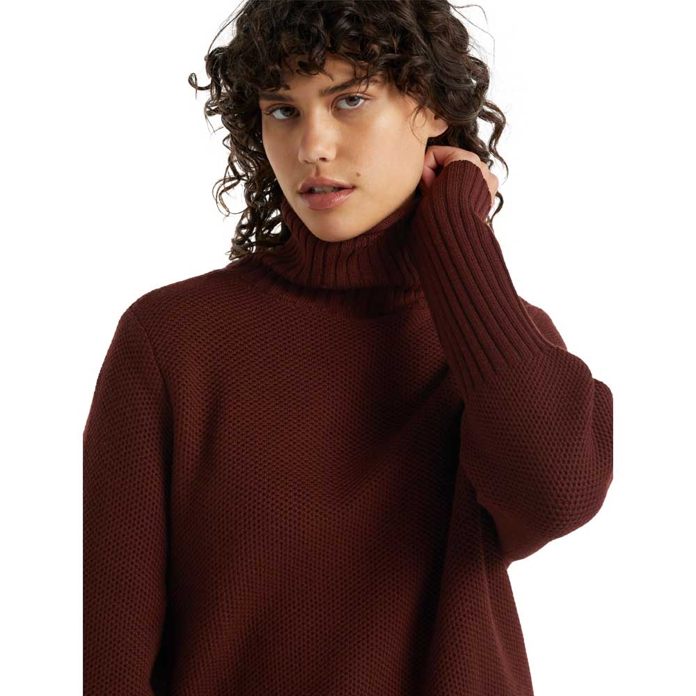 Icebreaker Icebreaker Seevista Funnel Neck Sweater Women's 0A59LI-IB064 fleeces en truien Icebreaker Seevista Funnel Neck Sweater Women's Espresso 0A59LI-IB064 fleeces en truien online bestellen bij Kathmandu Outdoor & Travel