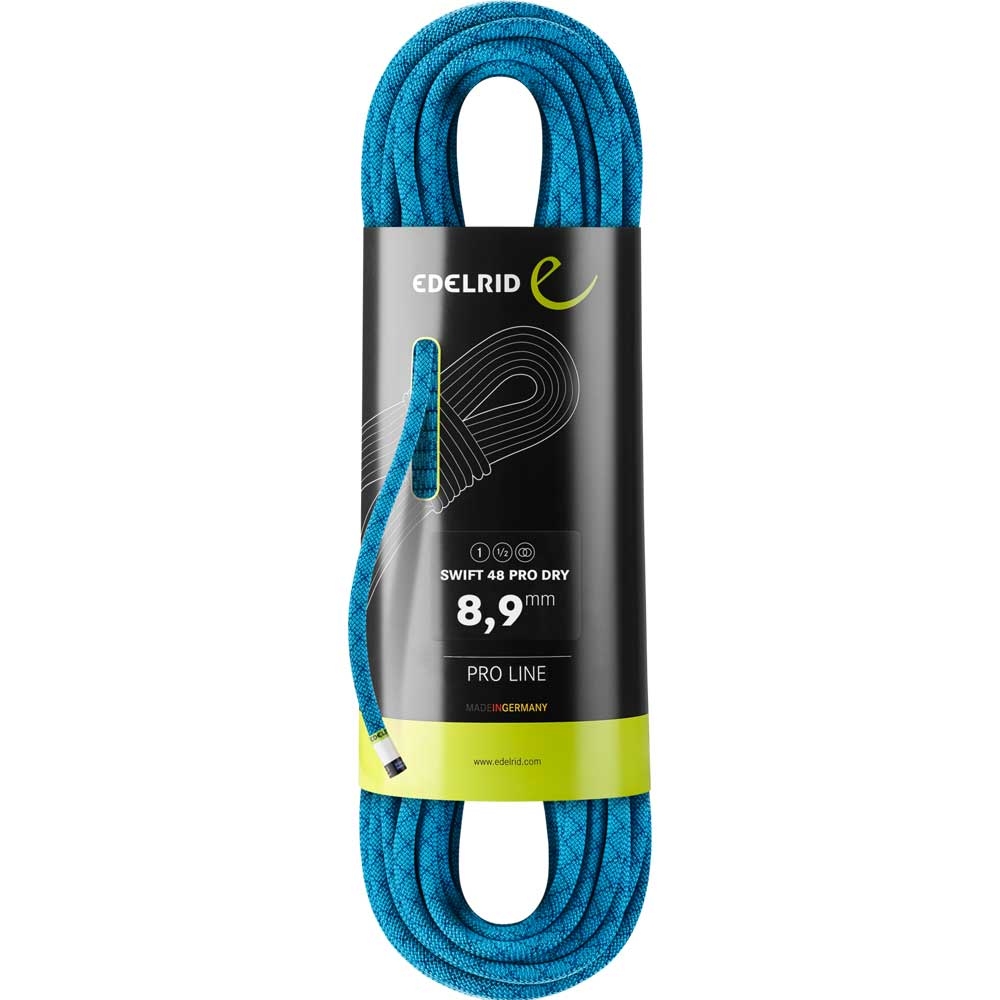 Edelrid Edelrid Swift 48 Pro Dry 8,9MM 60M 713160603290 klimtouw en bandsling Edelrid Swift 48 Pro Dry 8,9MM 60M Icemint 713160603290 klimtouw en bandsling online bestellen bij Kathmandu Outdoor & Travel