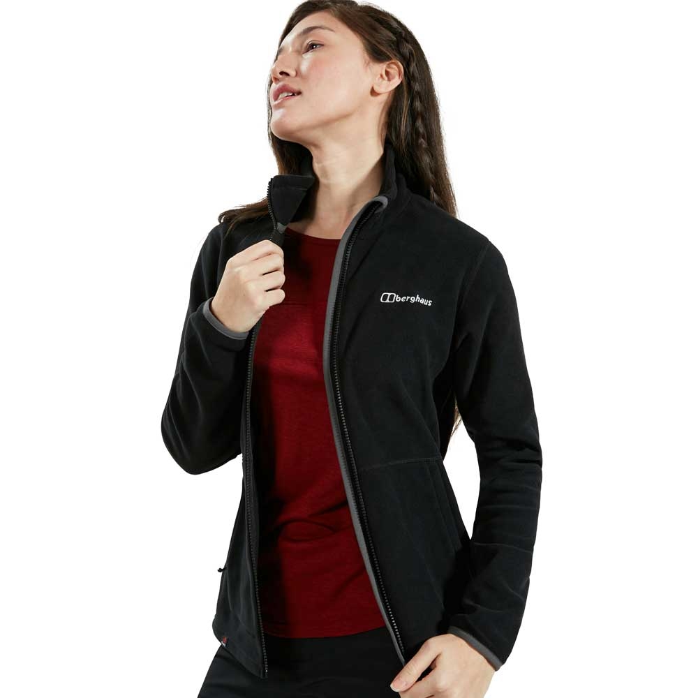 Berghaus Prism 2.0 Micro Fleece IA Women's Jet Black A001062-BP6 fleeces en truien online bestellen bij Kathmandu Outdoor & Travel