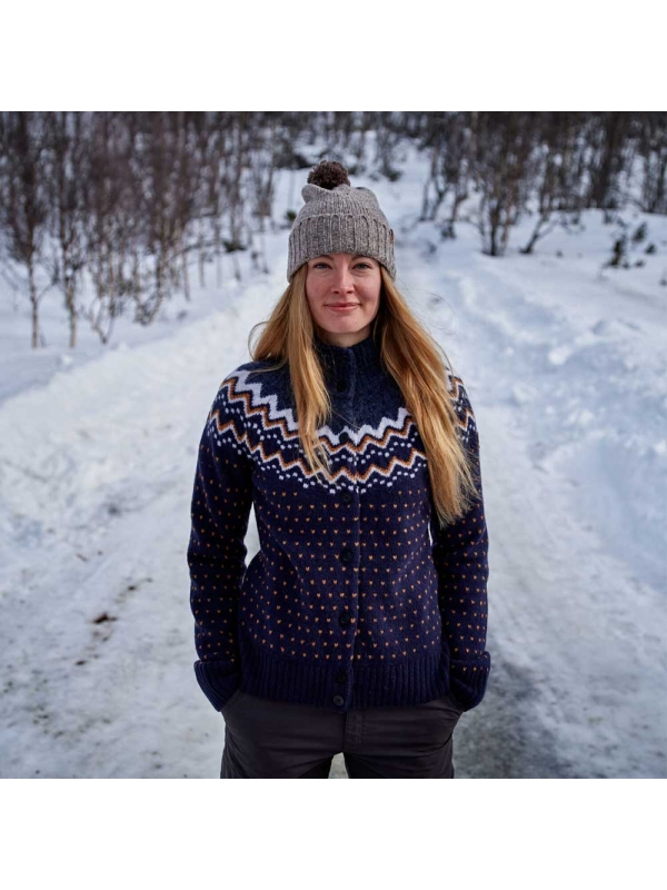 Fjällräven  Ovik Knit Cardigan Women's Dark Navy