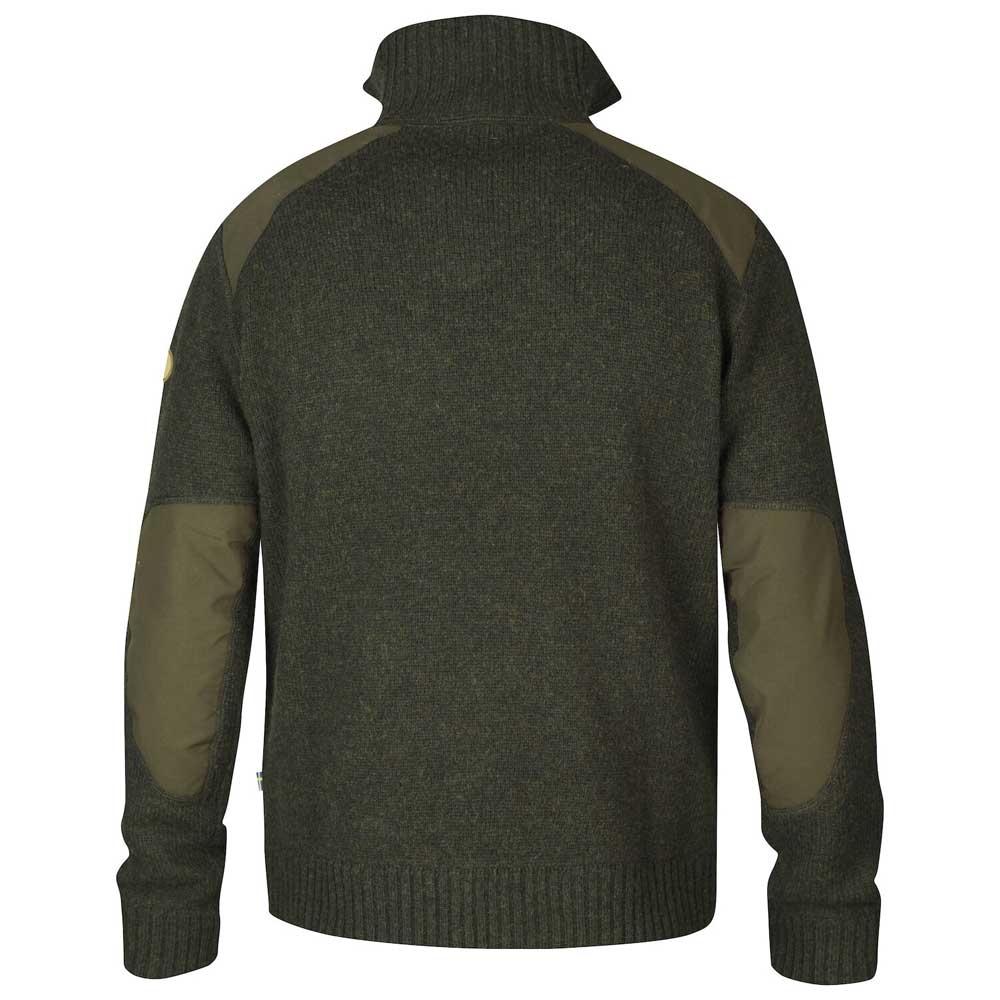 Fjällräven Fjällräven Koster Sweater 90487-633 fleeces en truien Fjällräven Koster Sweater Dark Olive 90487-633 fleeces en truien online bestellen bij Kathmandu Outdoor & Travel