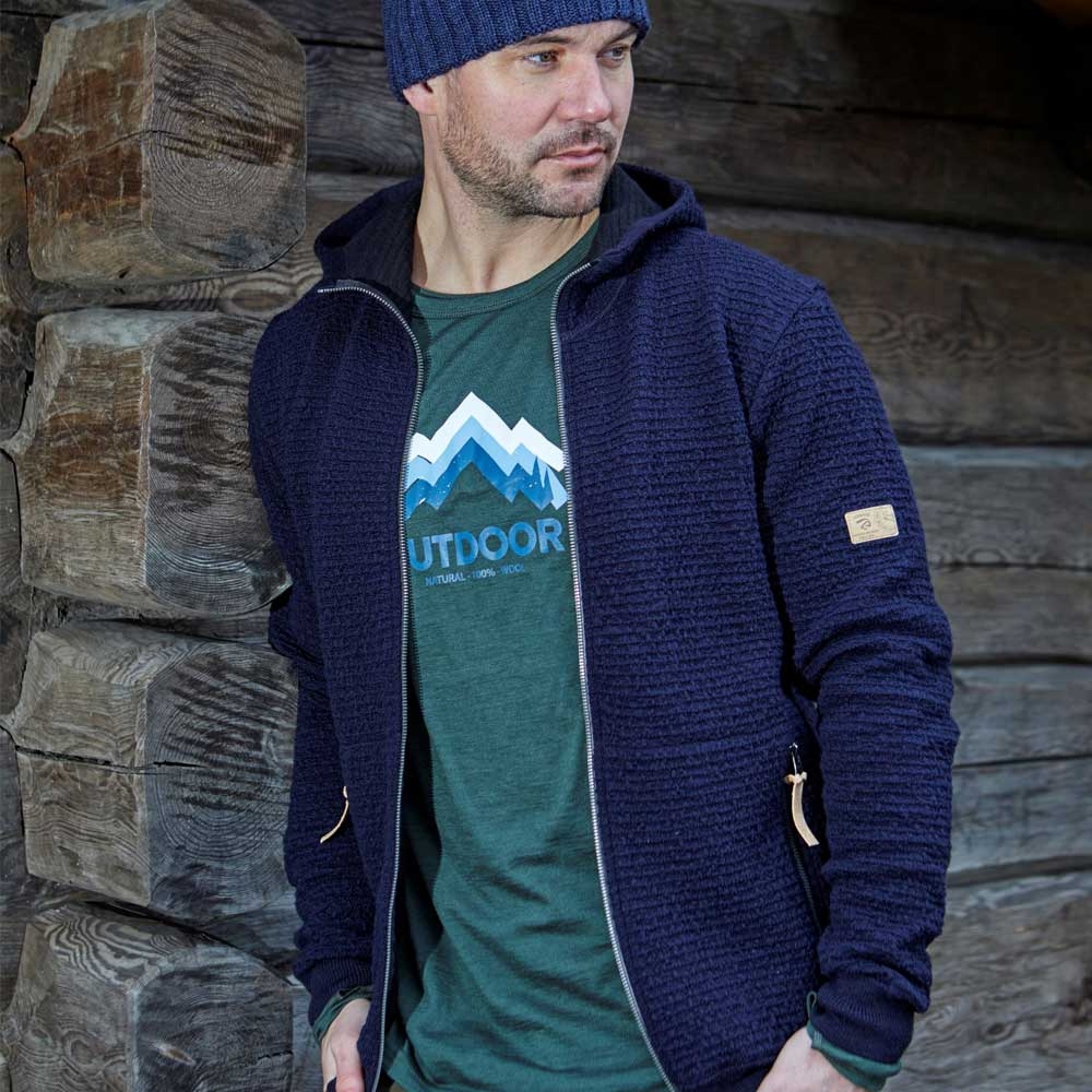 Ivanhoe Ivanhoe Morel Hood 2100501-022 fleeces en truien Ivanhoe Morel Hood Navy 2100501-022 fleeces en truien online bestellen bij Kathmandu Outdoor & Travel