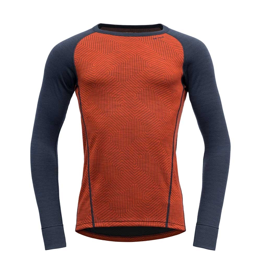 Devold Devold Duo Active Long Sleeve Shirt GO 232 224 A-087B onderkleding/thermokleding Devold Duo Active Long Sleeve Shirt Brick/Ink GO 232 224 A-087B onderkleding/thermokleding online bestellen bij Kathmandu Outdoor & Travel