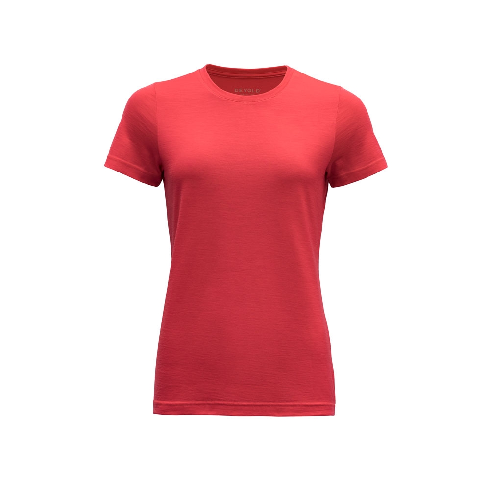 Devold Devold Eika Tee Women's GO 180 291 B-190A shirts en tops Devold Eika Tee Women's Poppy GO 180 291 B-190A shirts en tops online bestellen bij Kathmandu Outdoor & Travel