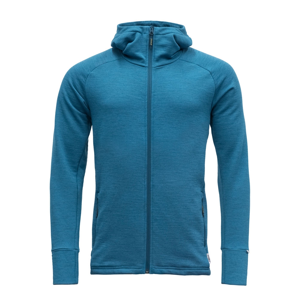Devold Devold Nibba Jacket W/Hood GO 264 450 A-258A fleeces en truien Devold Nibba Jacket W/Hood Blue Melange GO 264 450 A-258A fleeces en truien online bestellen bij Kathmandu Outdoor & Travel